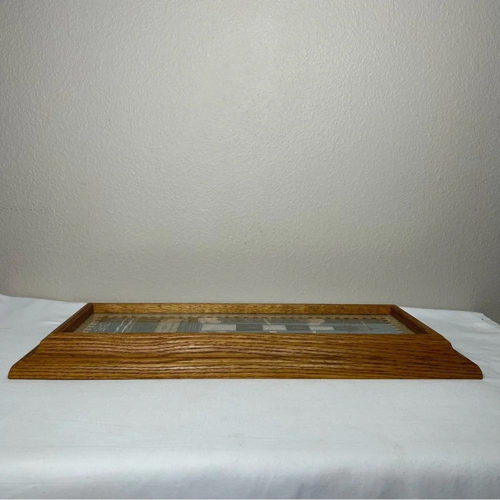 2 VTG Jay Zinn Crinkled Bodie Island -Portland Head Lighthouse Prints Wood Frame